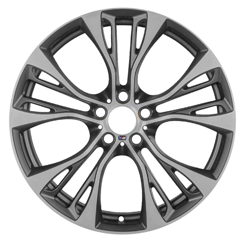 2015 BMW X3 Wheel 21" Machined Charcoal Aluminum 5 Lug W86109MC-5