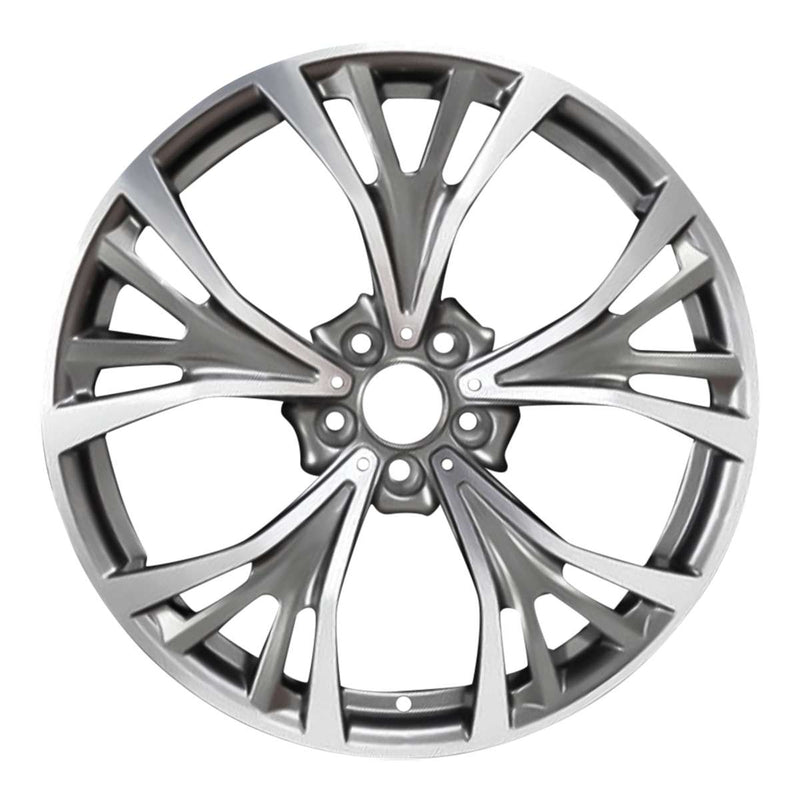 2015 BMW X5 Wheel 21" Machined Charcoal Aluminum 5 Lug W86111MC-6