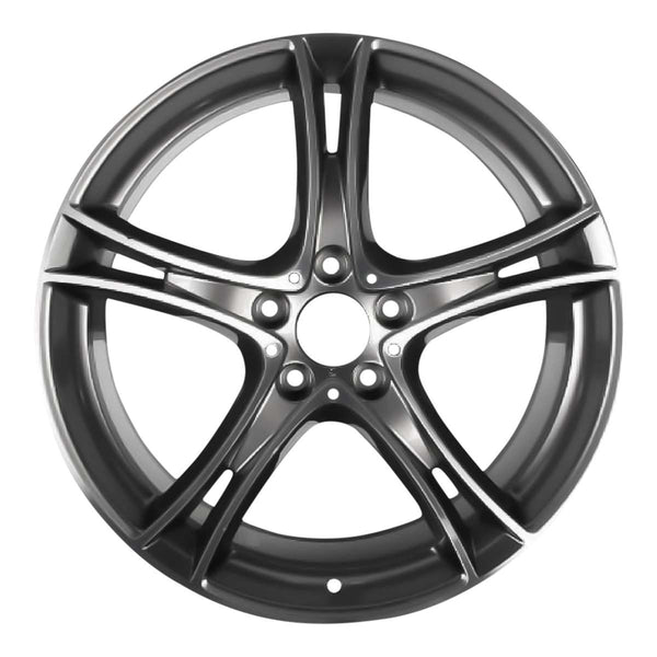 2015 BMW 228i Wheel 19" Machined Charcoal Aluminum 5 Lug W86138MC-7