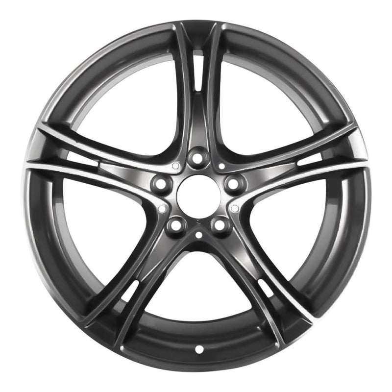 2015 BMW 228i Wheel 19" Machined Charcoal Aluminum 5 Lug W86141MC-8