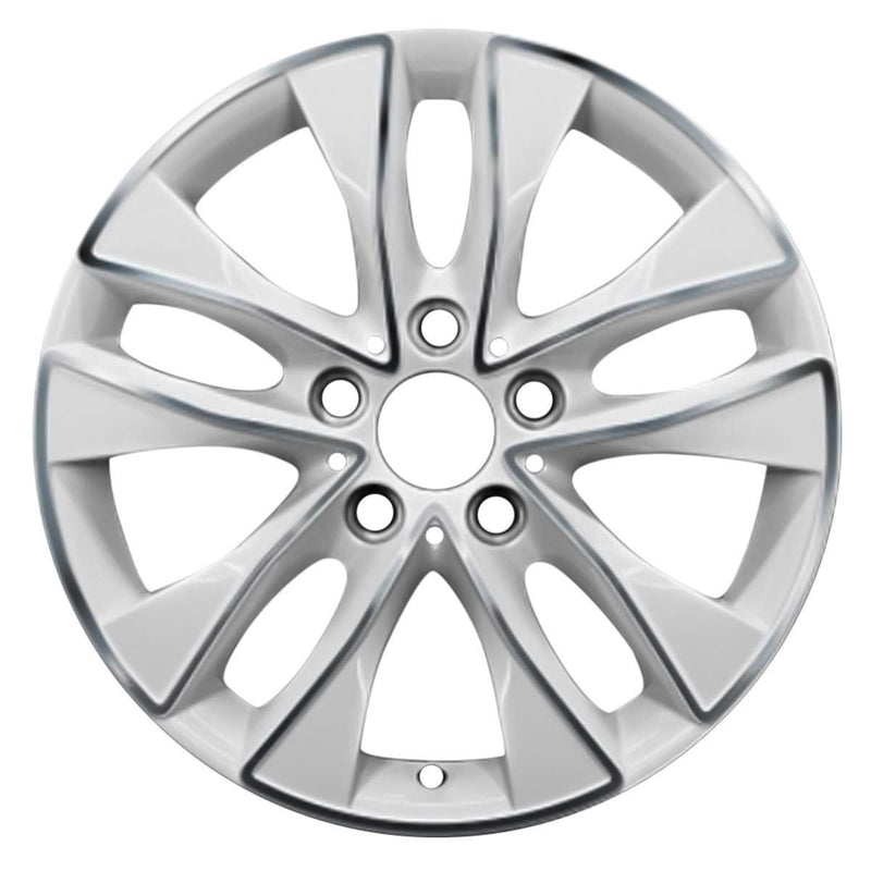 2014 BMW 228i Wheel 17" Machined White Aluminum 5 Lug W86152MW-5