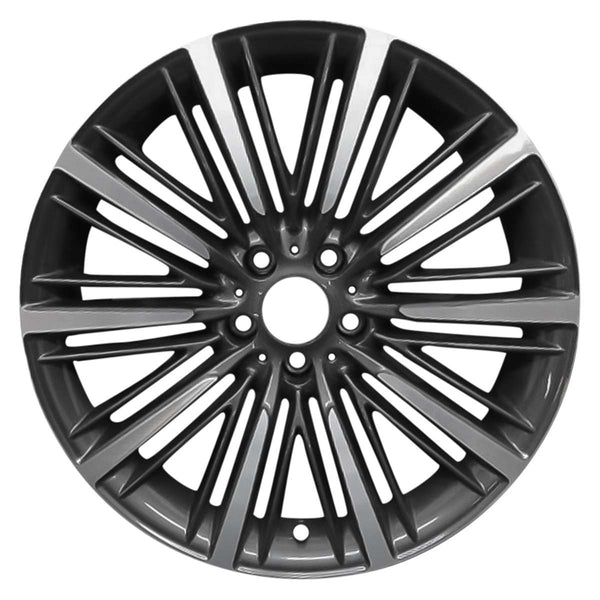 2017 BMW 650i Wheel 20" Machined Charcoal Aluminum 5 Lug W86184MC-6