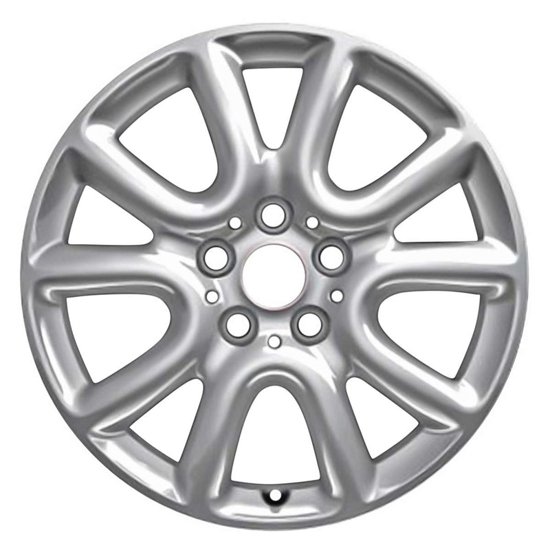 2016 Mini Cooper Rueda 17" Plata Aluminio 5 Lug W86252S-1