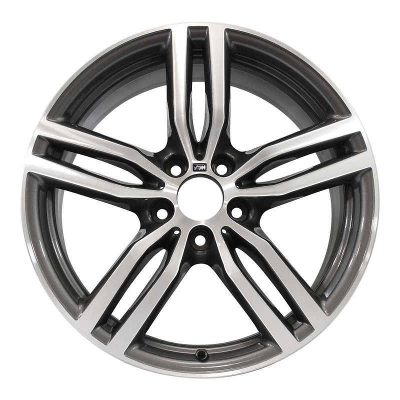 2019 BMW X6 Wheel 19" Machined Charcoal Aluminum 5 Lug W86265MC-5