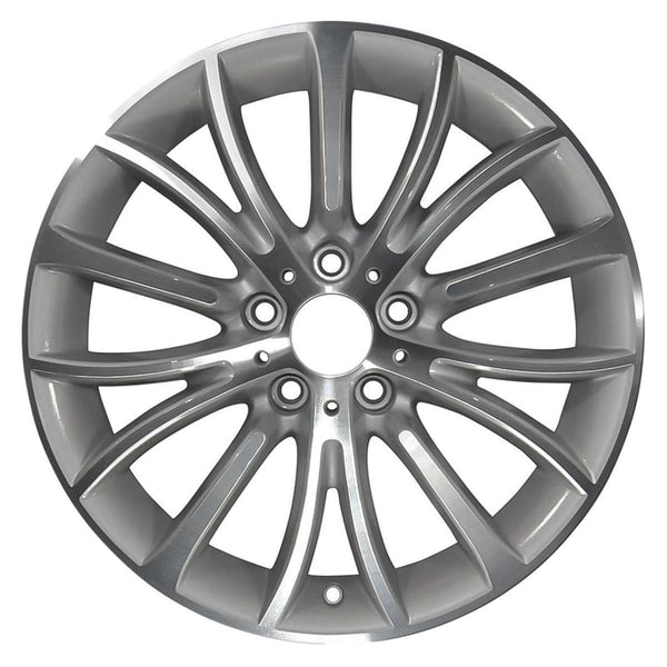 2019 BMW 650i Wheel 18" Machined Silver Aluminum 5 Lug W86298MS-6