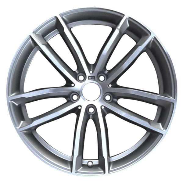 2019 BMW 530E Wheel 18" Machined Silver Aluminum 5 Lug W86323MS-2