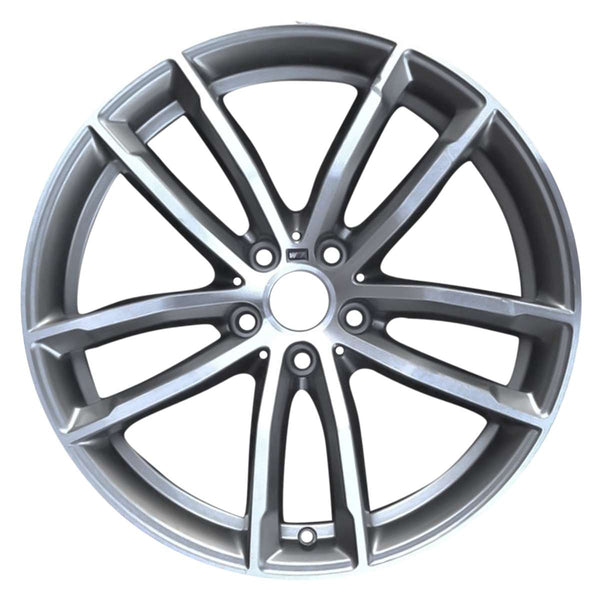 2019 BMW 530E Wheel 18" Machined Silver Aluminum 5 Lug W86327MS-2