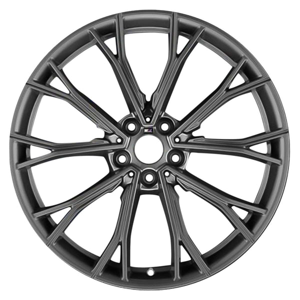 2019 BMW 530i Wheel 20" Black Aluminum 5 Lug W86338B-7