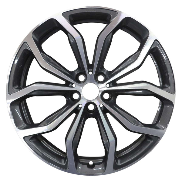 2020 BMW X4 Wheel 20" Machined Charcoal Aluminum 5 Lug W86360MC-5