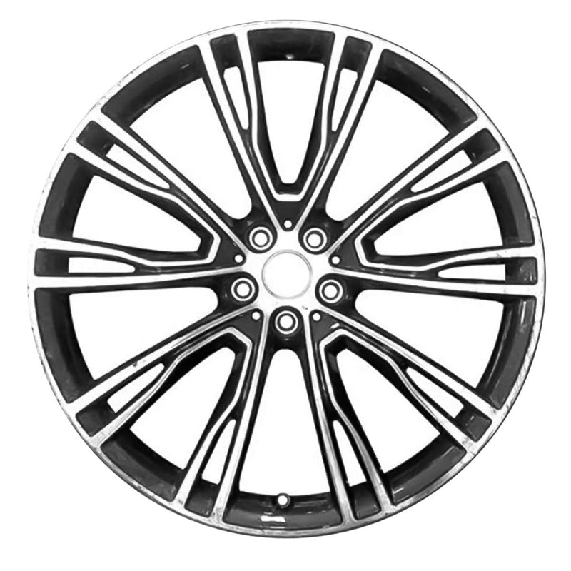 2020 BMW X3 Wheel 21" Machined Charcoal Aluminum 5 Lug W86365MC-4