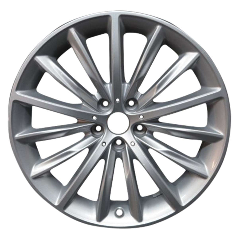 2019 BMW 530i Wheel 19" Silver Aluminum 5 Lug W86372S-5