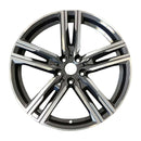 2021 BMW 850i Wheel 19" Machined Charcoal Aluminum 5 Lug W86414MC-4