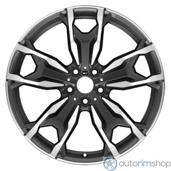 2019 BMW X4 Wheel 20" Machined Charcoal Aluminum 5 Lug W86453MC-2