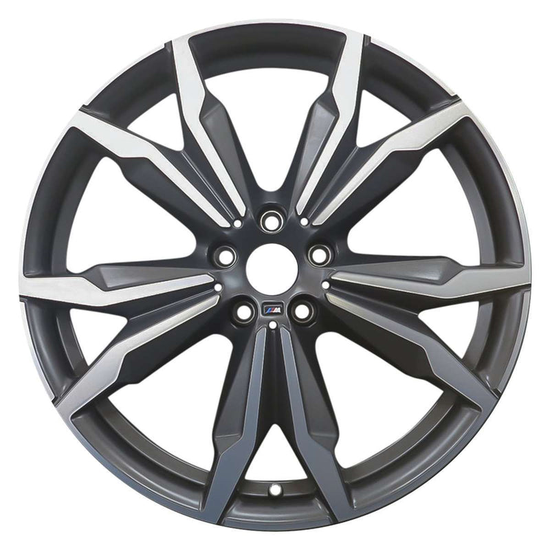 2020 BMW X1 Wheel 20" Machined Charcoal Aluminum 5 Lug W86480MC-3