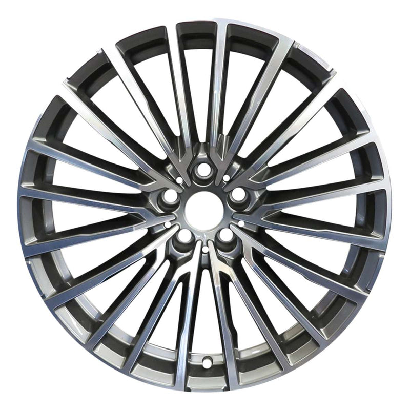 2020 BMW 740i Wheel 20" Machined Charcoal Aluminum 5 Lug W86519MC-1