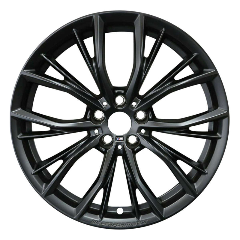 2020 BMW M850i Wheel 19" Matte Black Aluminum 5 Lug W86522MEB-2