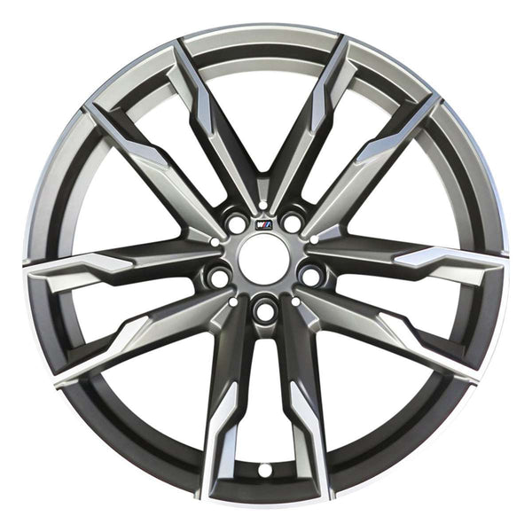 2020 BMW Z4 Wheel 19" Machined Charcoal Aluminum 5 Lug W86551MC-2