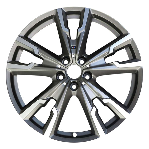 2020 BMW X1 Wheel 20" Machined Charcoal Aluminum 5 Lug W86576MC-1