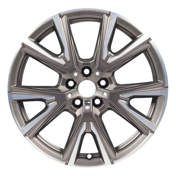 2020 BMW 228i Wheel 19" Machined Charcoal Aluminum 5 Lug W86588MC-1