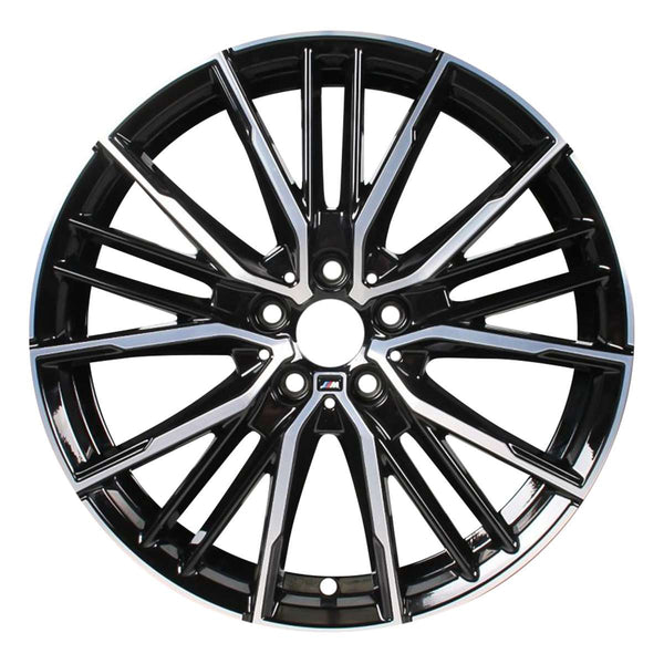 2020 BMW 228i Wheel 19" Machined Black Aluminum 5 Lug W86590MB-1