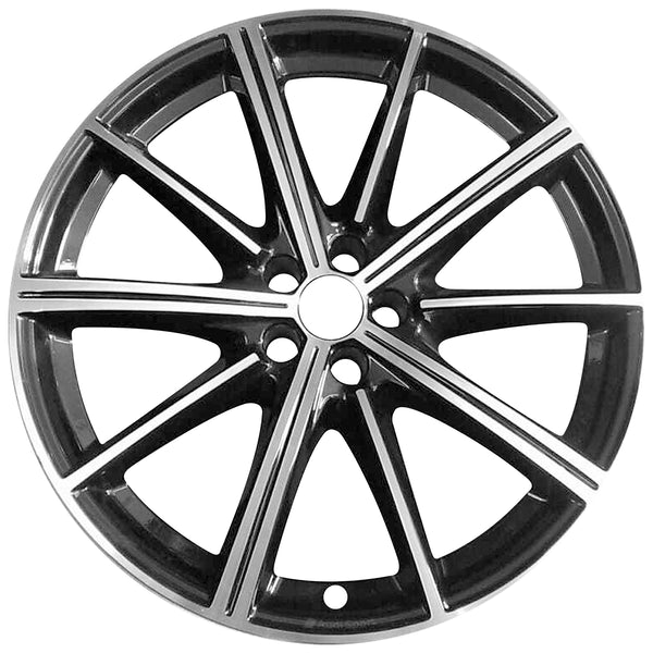 2020 Audi SQ7 Wheel 21" Machined Dark Charcoal Aluminum 5 Lug W95041MDC-3