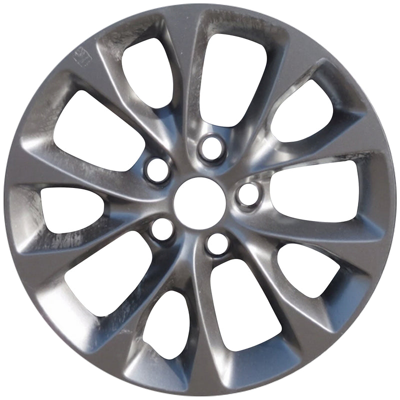 2021 Chrysler Pacifica Rueda 18" Aluminio Carbón Oscuro Maquinado 5 Lug W95055MDC-1