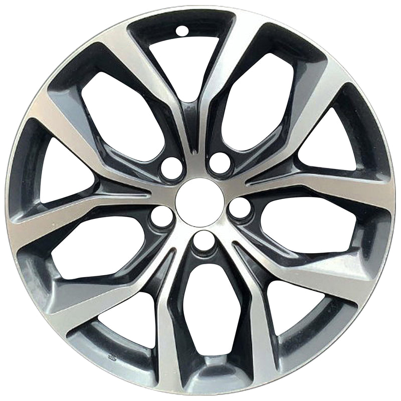 2022 Acura MDX Rueda 20" Aluminio Carbón Oscuro Maquinado 5 Lug W95086MDC-1