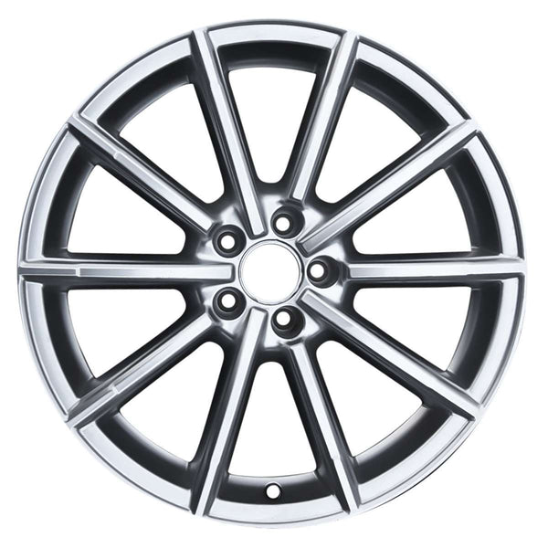 2013 Audi Q5 Wheel 19" Hyper Aluminum 5 Lug W96015H-5