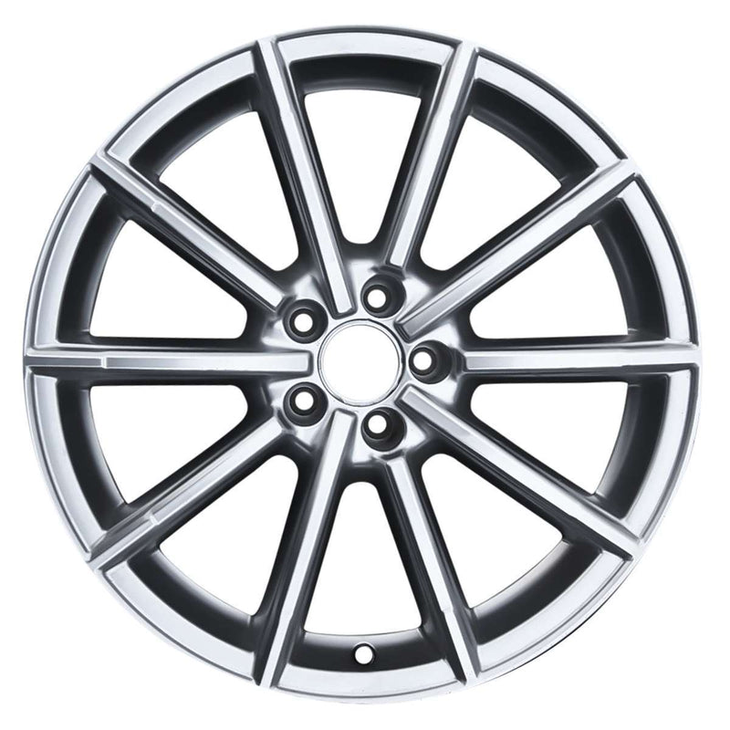 2014 Audi Q5 Wheel 19" Hyper Aluminum 5 Lug W96015H-6