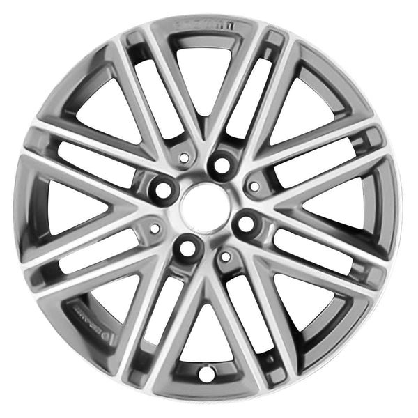 2017 Smart Car Wheel 16" Machined Silver Aluminum 4 Lug W96118MS-1