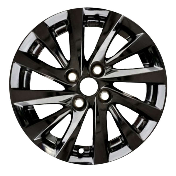 2019 Mitsubishi Mirage Wheel 15" Black Aluminum 4 Lug W96147B-2