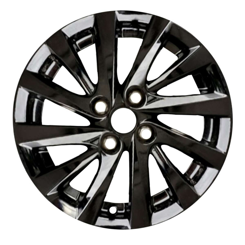 2019 Mitsubishi Mirage Rueda 15" Aluminio Negro 4 Lug W96147B-2