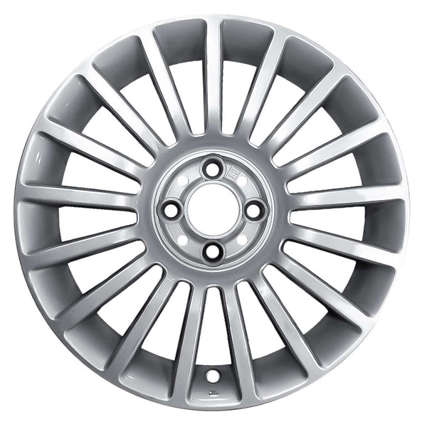 2017 Fiat 500 Wheel 16" Silver Aluminum 4 Lug W96150S-1