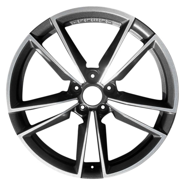 2018 Chevrolet Camaro Wheel 20" Machined Black Aluminum 5 Lug W96185MB-1