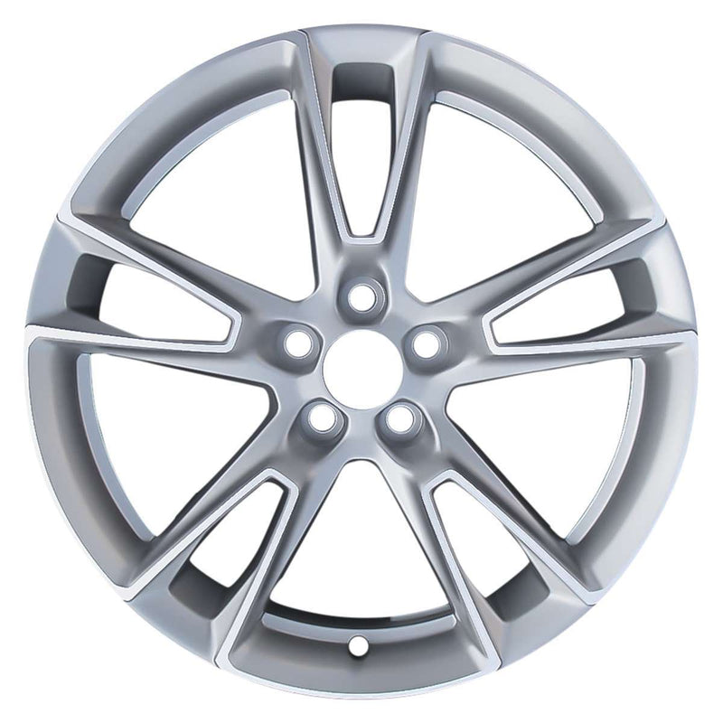 2019 chevrolet camaro wheel 20 silver aluminum 5 lug w5872s 1