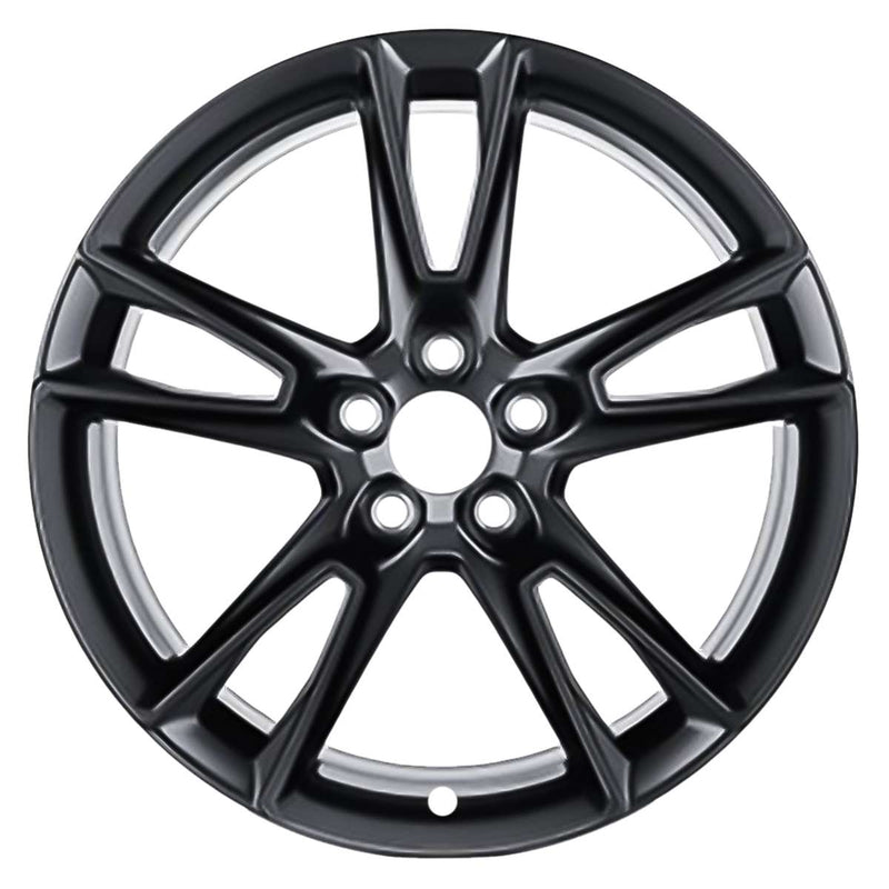 2019 chevrolet camaro wheel 20 black aluminum 5 lug w5872b 1