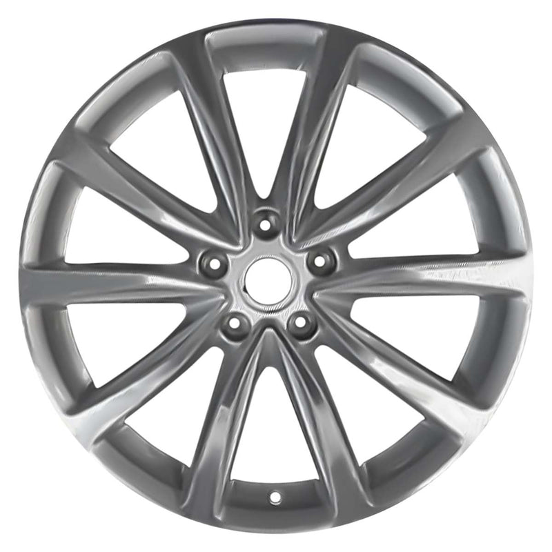 2018 Aston Martin Wheel 20" Machined Silver Aluminum 5 Lug W96210MS-1