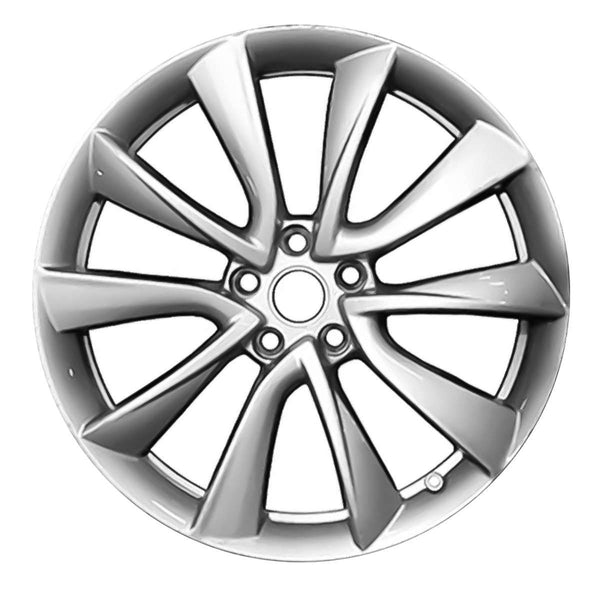 2018 tesla model wheel 19 silver aluminum 5 lug rw96231s 1