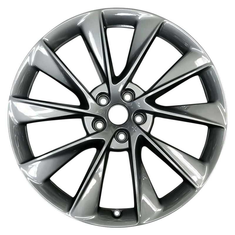 2014 Tesla Model Wheel 21" Charcoal Aluminum 5 Lug W96250C-4