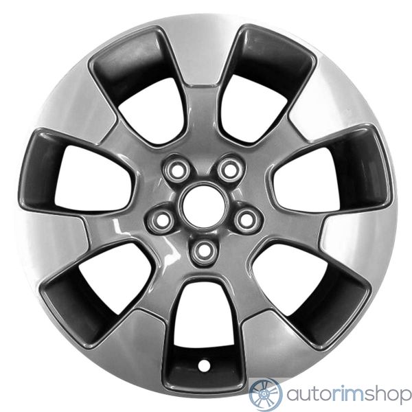 2018 Jeep Wrangler Wheel 18" Polished Charcoal Aluminum 5 Lug W9222PC-1