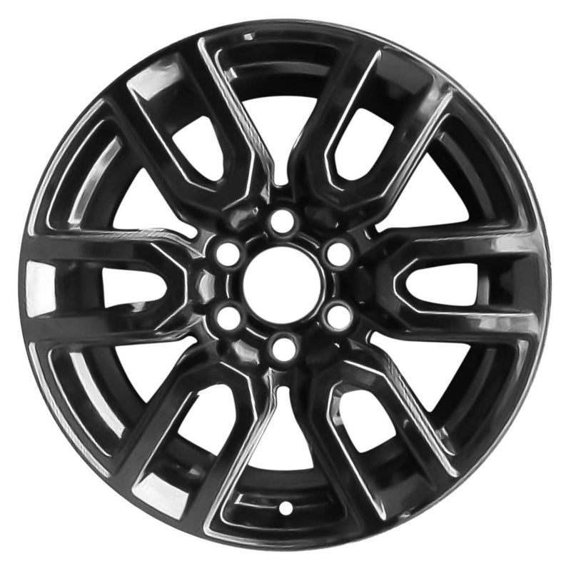 2020 gmc sierra wheel 20 black aluminum 6 lug w5914b 3