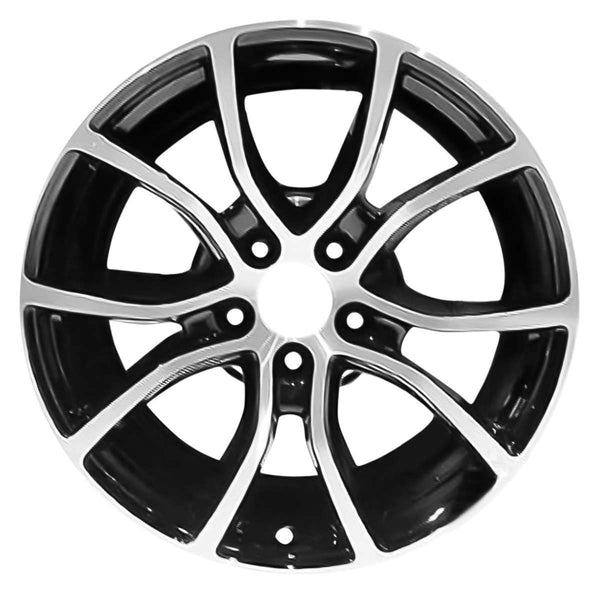 2018 Porsche Cayenne Wheel 21" Machined Black Aluminum 5 Lug W96294MB-1