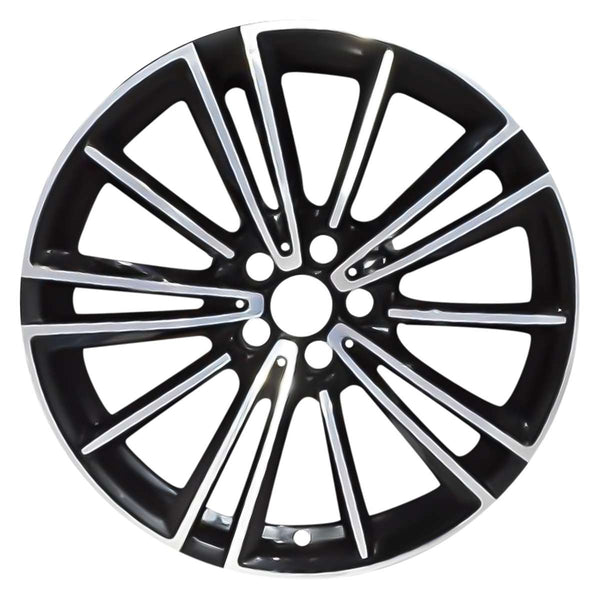 2019 BMW i8 Wheel 20" Machined Gloss Black Aluminum 5 Lug W86435MB-1