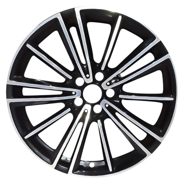 2020 BMW i8 Wheel 20" Machined Gloss Black Aluminum 5 Lug W86439MB-2