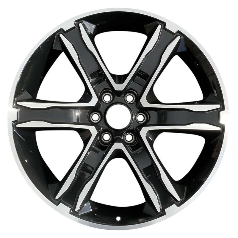 2020 ford expedition wheel 22 machined gloss black aluminum 6 lug w10200mb 2