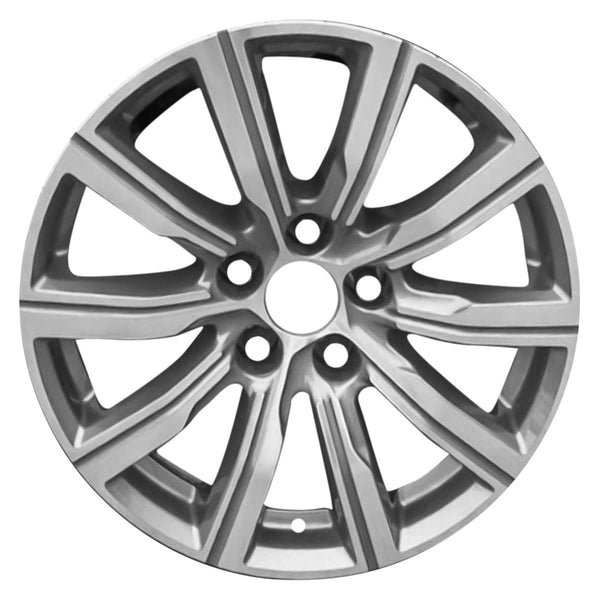 2021 cadillac xt4 wheel 18 machined charcoal aluminum 5 lug w4820mc 3