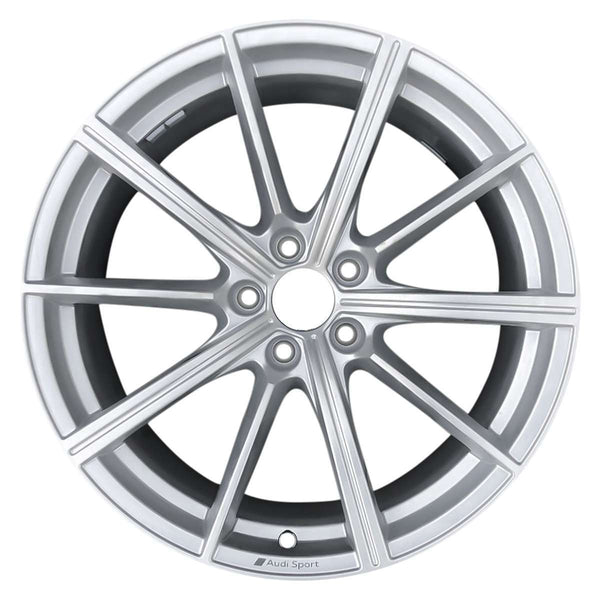 2018 Audi RS5 Wheel 19" Silver Aluminum 5 Lug W96366S-1