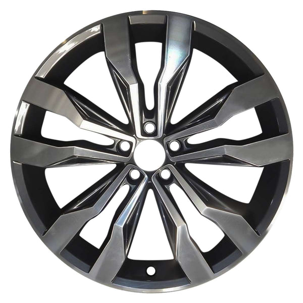 2021 volkswagen tiguan wheel 20 machined charcoal aluminum 5 lug w70049mc 5