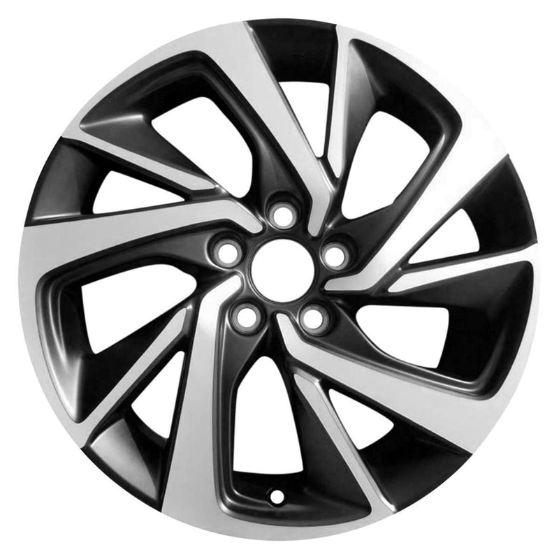 2020 honda hrv wheel 18 machined black aluminum 5 lug w63153mb 2