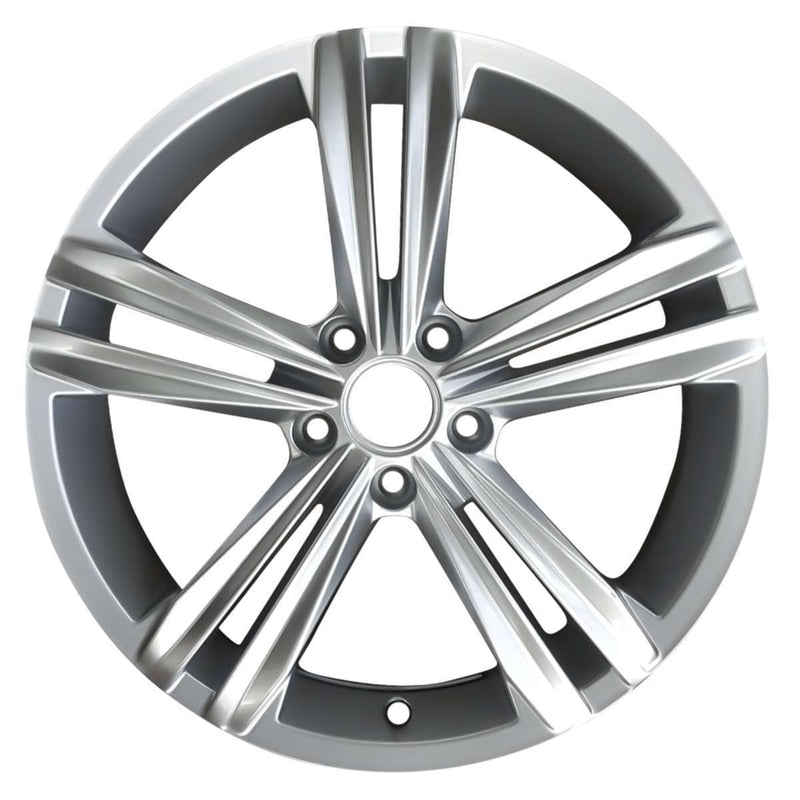 2018 Volkswagen Tiguan Wheel 18" Hyper Aluminum 5 Lug W96437H-1